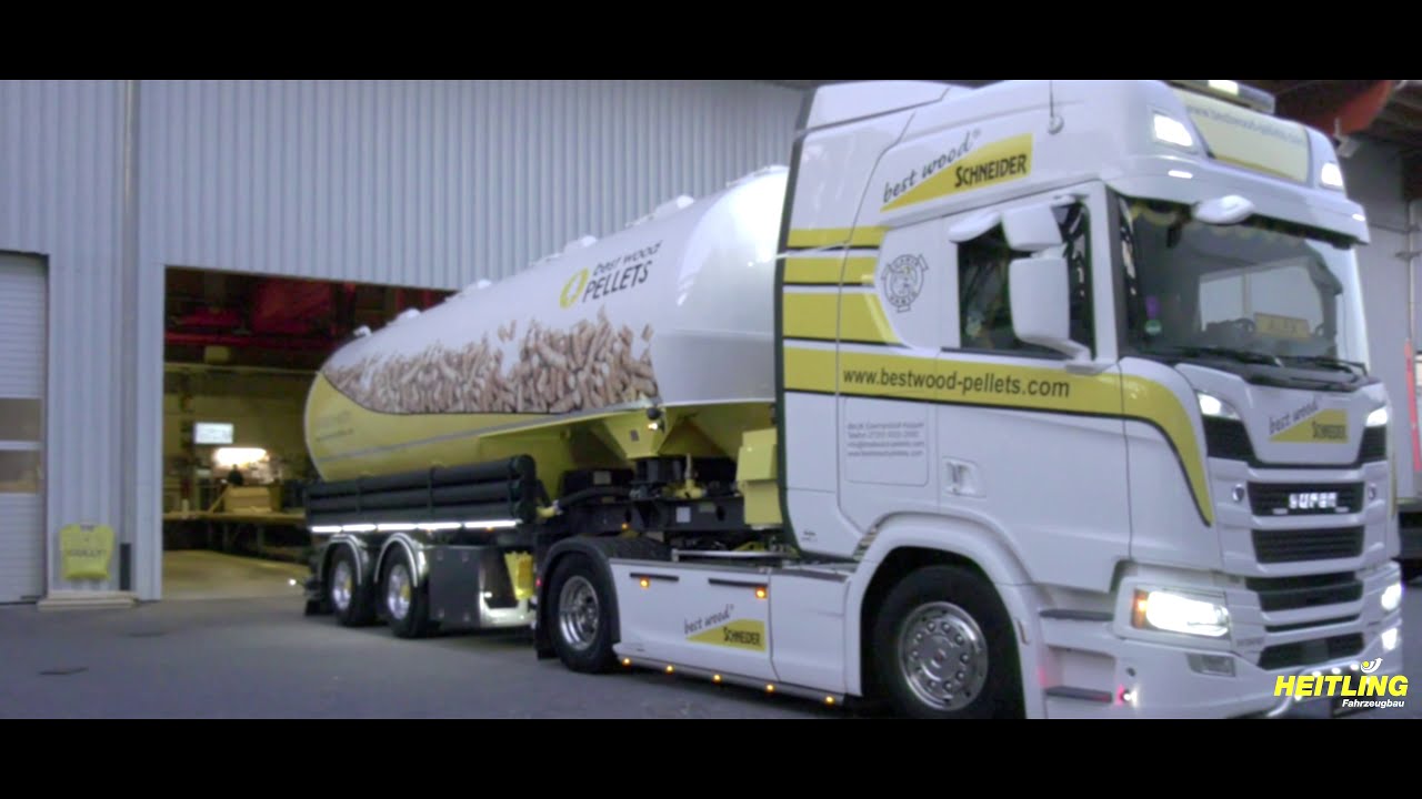 Heitling  Fahrzeugbau  32t Silo-Holzpellet-Sattelauflieger