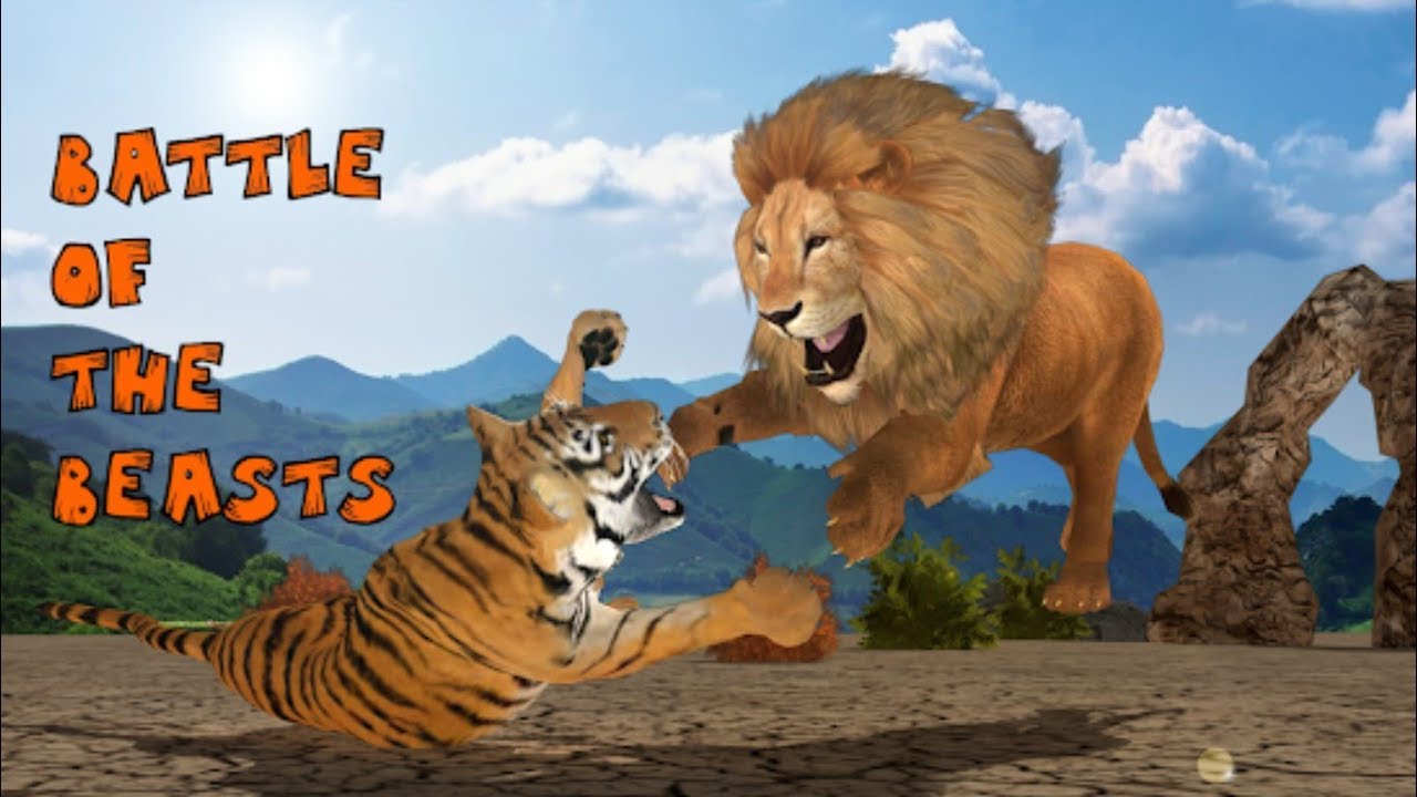 ► Ultimate Lion Vs Tiger Wild Jungle Adventure - Tiger ,Elephant,Zebra Best Animal Android Gameplay