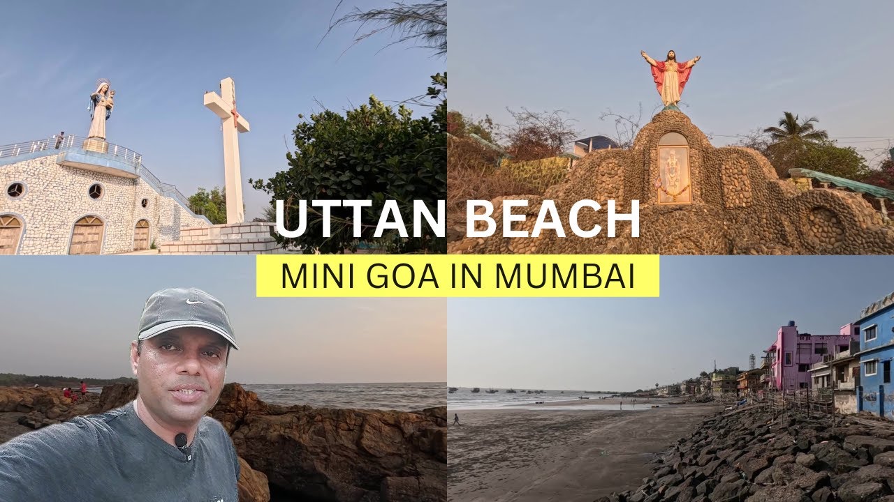 Mini Goa of Mumbai - Uttan Virgin Beach | Velankanni Church | Bhayandar Mumbai | Best One Day Trip