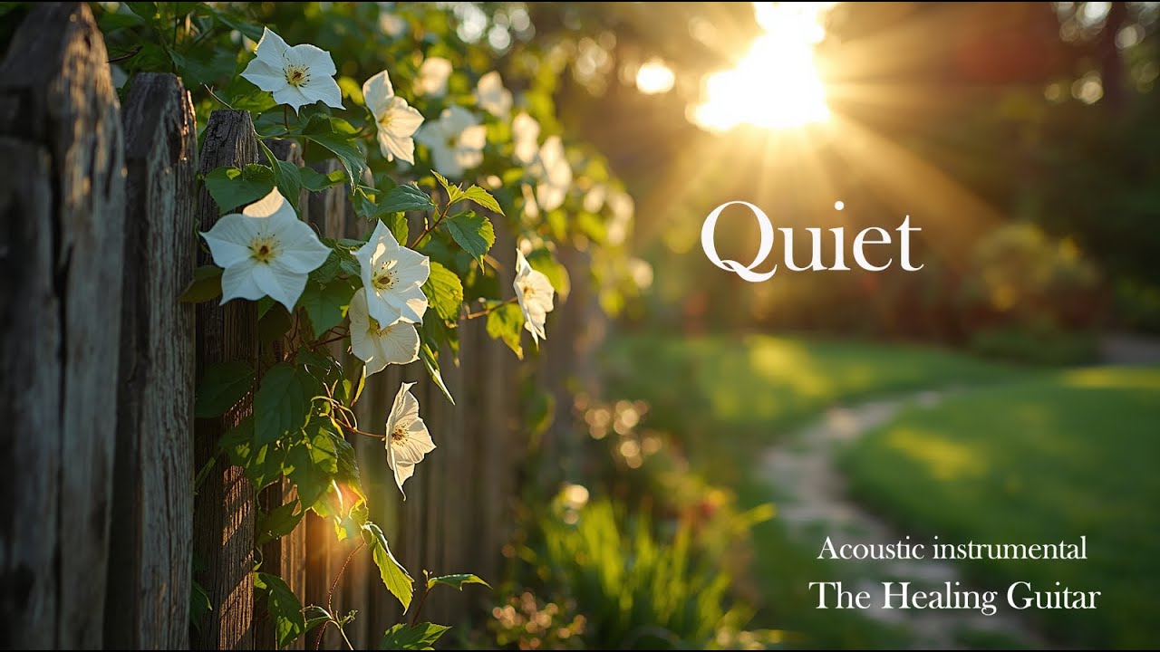 Quiet Garden Guitar Instrumental 🌿 Relaxing Acoustic Music for Study, Focus, & Calm