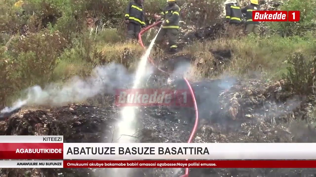 Agabuutikidde Abatuuze b'e Kiteezi basuze basattira, omuliro gubazeemu envunulabibya gukutte entuumu