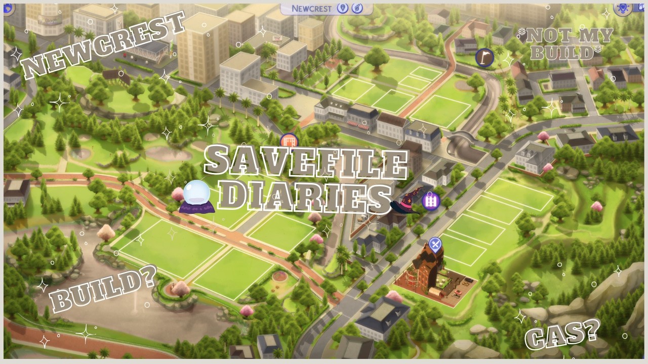 🔴*LIVE| NEWCREST TIME| SAVEFILE  DIARIES| BUILDING| The Sims 4 #sims4gameplay