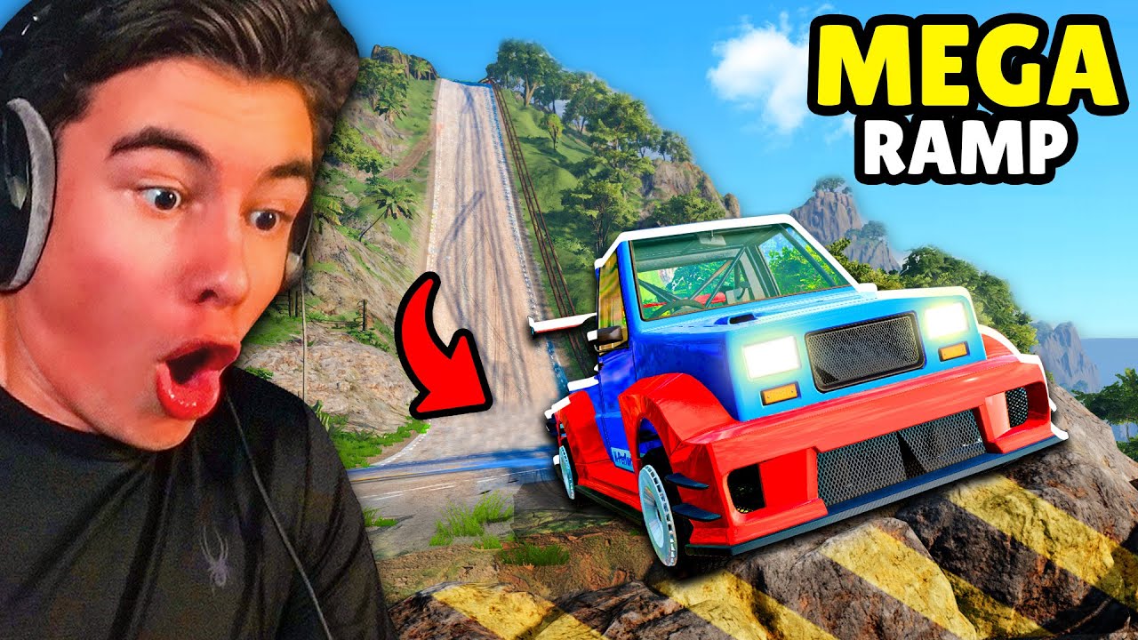 AUTO vs. GEVAARLIJKE WEGEN met stuurwiel !! ⚠️ | BeamNG
