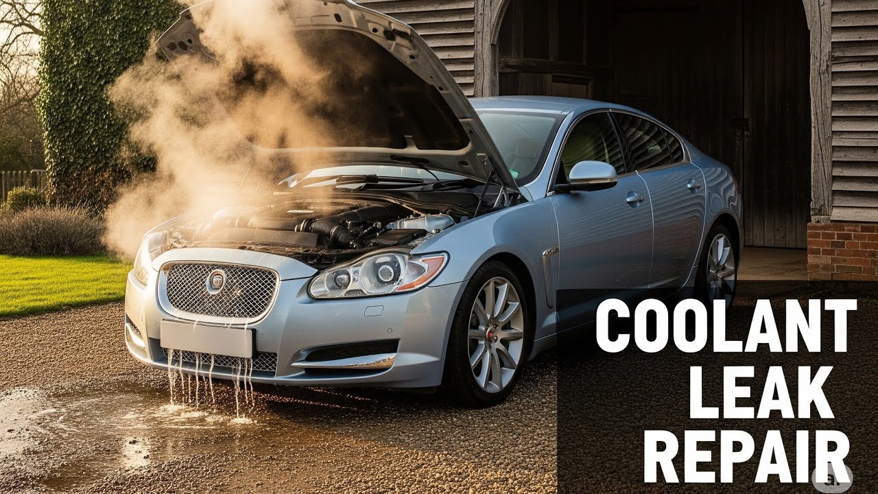 Jaguar XF coolant outlet connection repaired