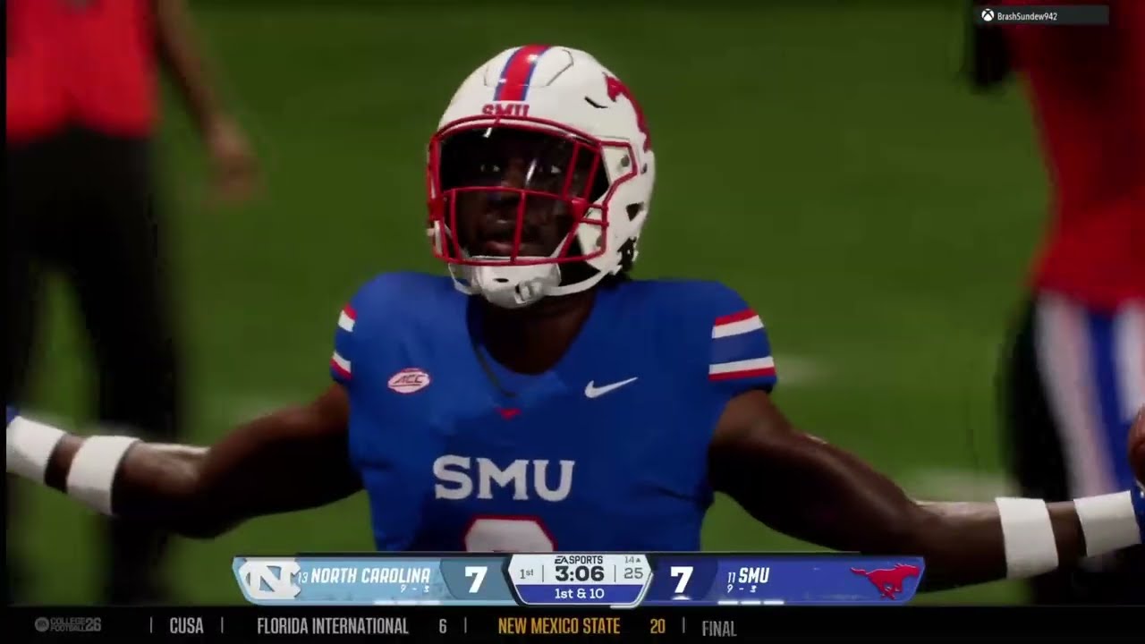 CFB26 OD Season C, ACC Championship! #13 North Carolina (NathanismyName) vs #11 SMU (BrashSundew942)