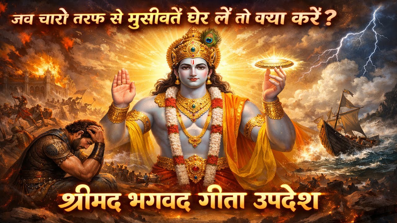संपूर्ण गीता सार 56 मिनट में | Geeta Saar | Shree Krishna motivational speech | Krishna Vani