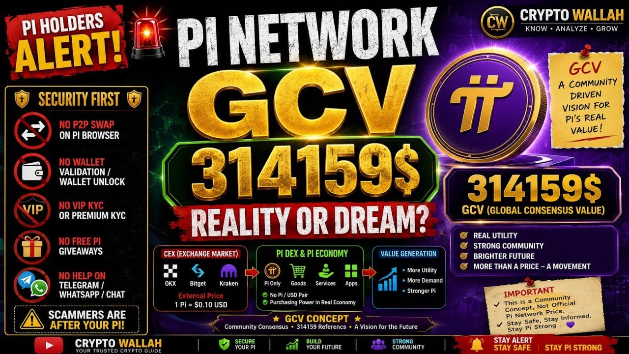 🚨 Pi Network GCV $314,159 SHOCKING Truth! Every Pioneer Must Watch 😱💜