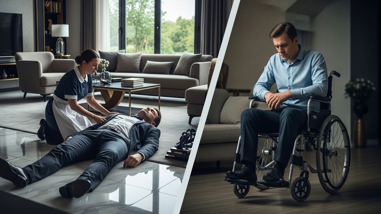 APÓS PERDER A MEMÓRIA E FICAR PARAPLÉGICO MILIONÁRIO FOI TRAÍDO PELA FAMÍLIA, EXCETO PELA EMPREGADA.