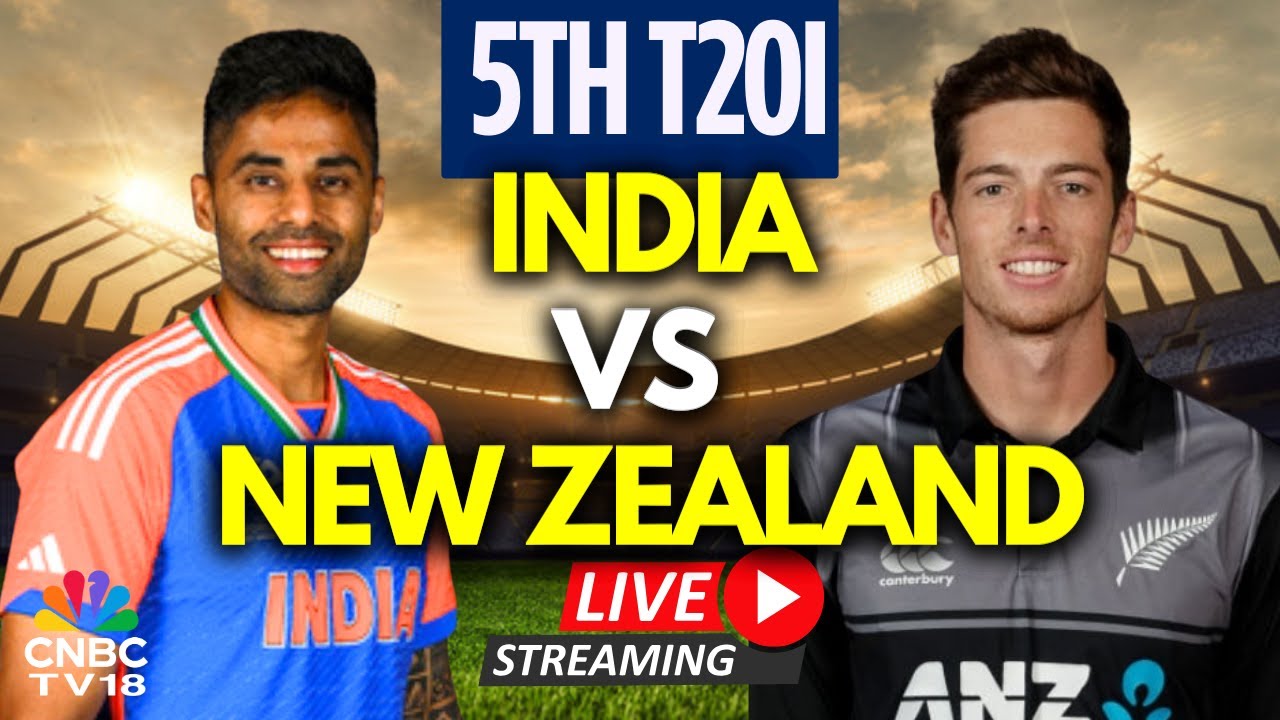 🔴IND VS NZ 5th t20 Score | India vs New Zealand | Abhishek Sharma | Suryakumar Yadav | N18L