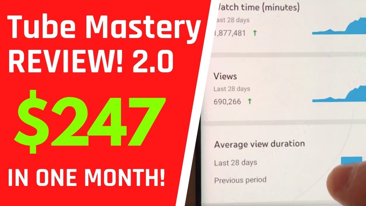 Matt Par Tube Mastery and Monetization REVIEW 2 0   $247 in one month