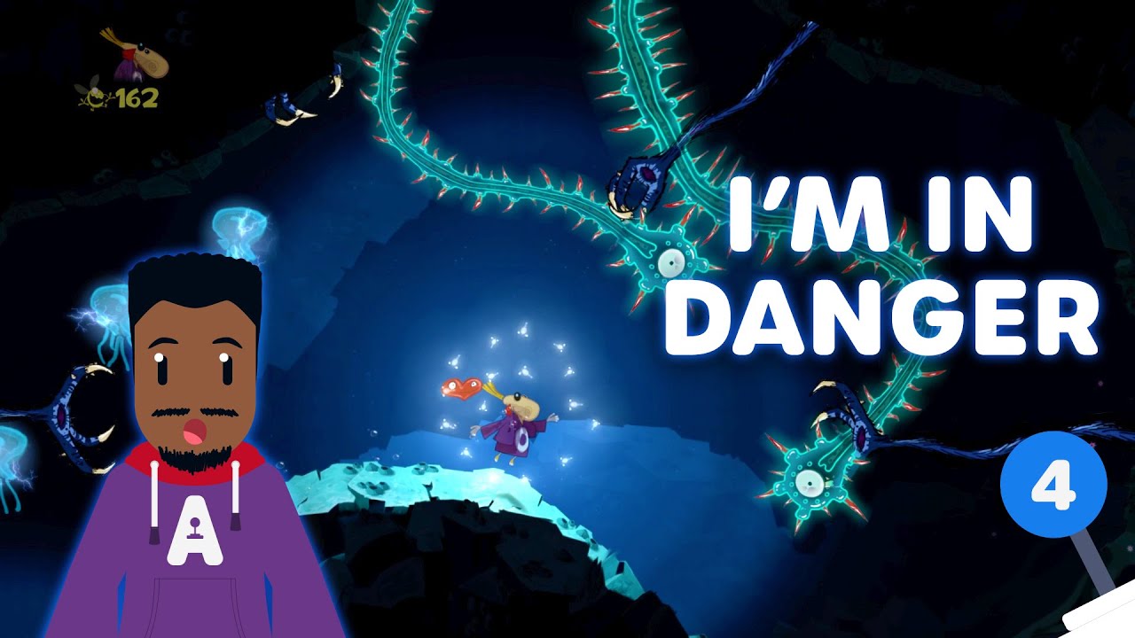 Going for a Swim, but Creatures Keep trying to Snatch Me in Rayman Origins | Part 4