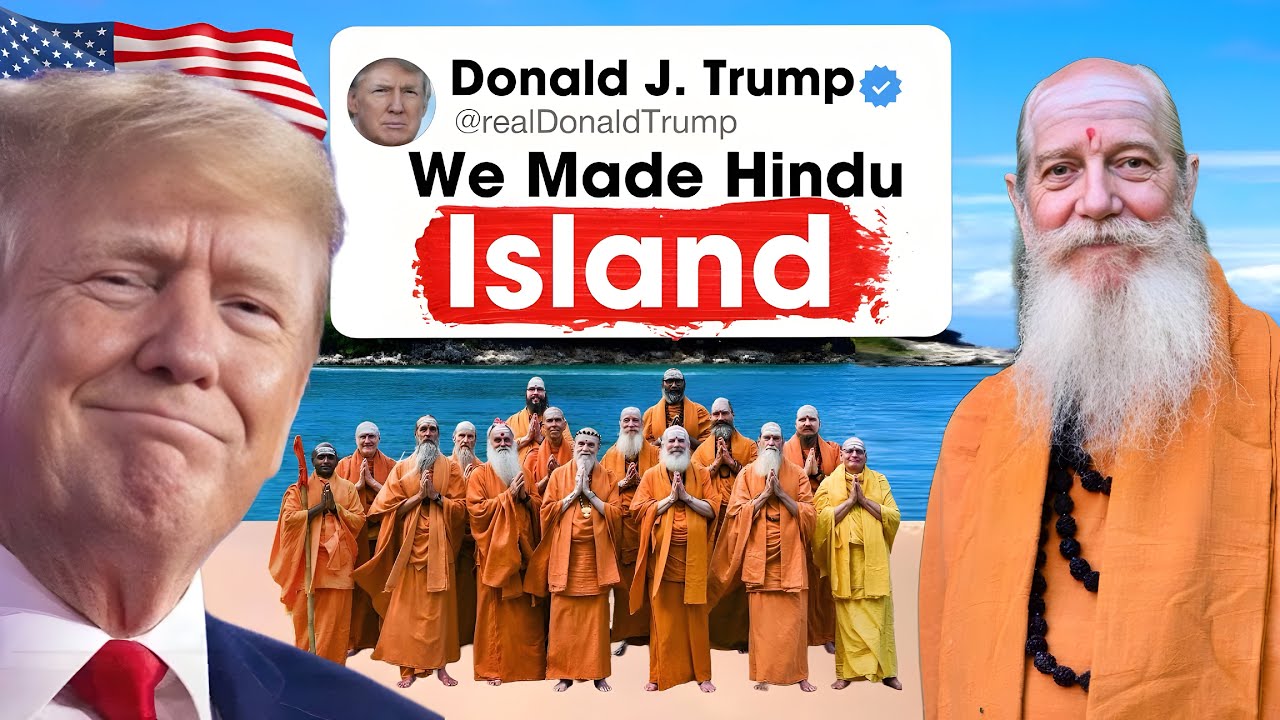 How US Govt  Support Hindu Monks Who lives In USA Island With Rare Shivling