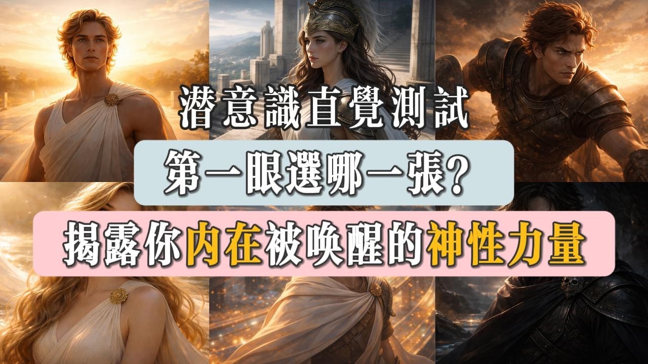 你的內在正在喚醒哪一種神性力量？一選就知道的靈性測驗｜潛意識直覺測驗