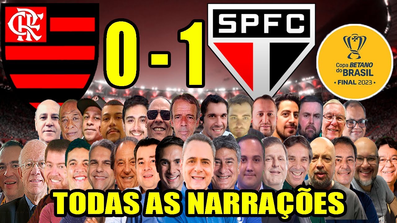 Todas as narrações - Flamengo 0 x 1 São Paulo | Copa do Brasil 2023