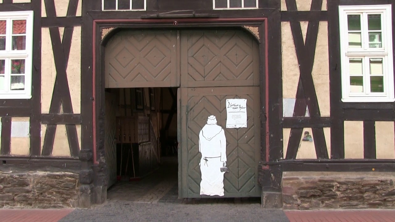 Historische altstadt Stolberg (Harz)