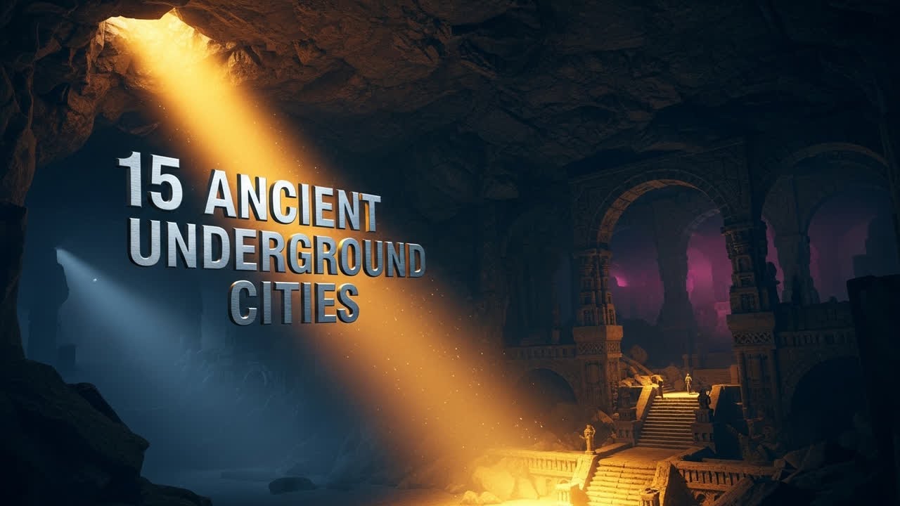 How Ancient Civilizations Built 15 MASSIVE Underground Cities