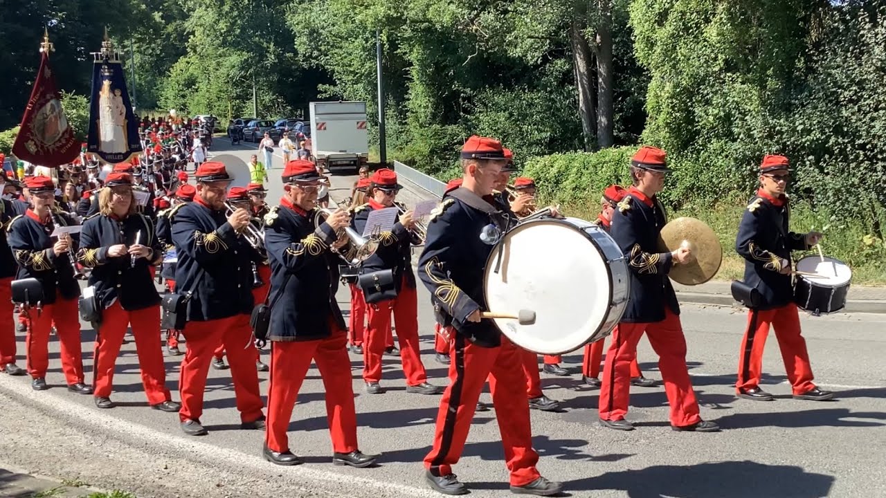Virelles Marche Notre-Dame de Lumière 2025 : procession + décharge + sortie au chalon 