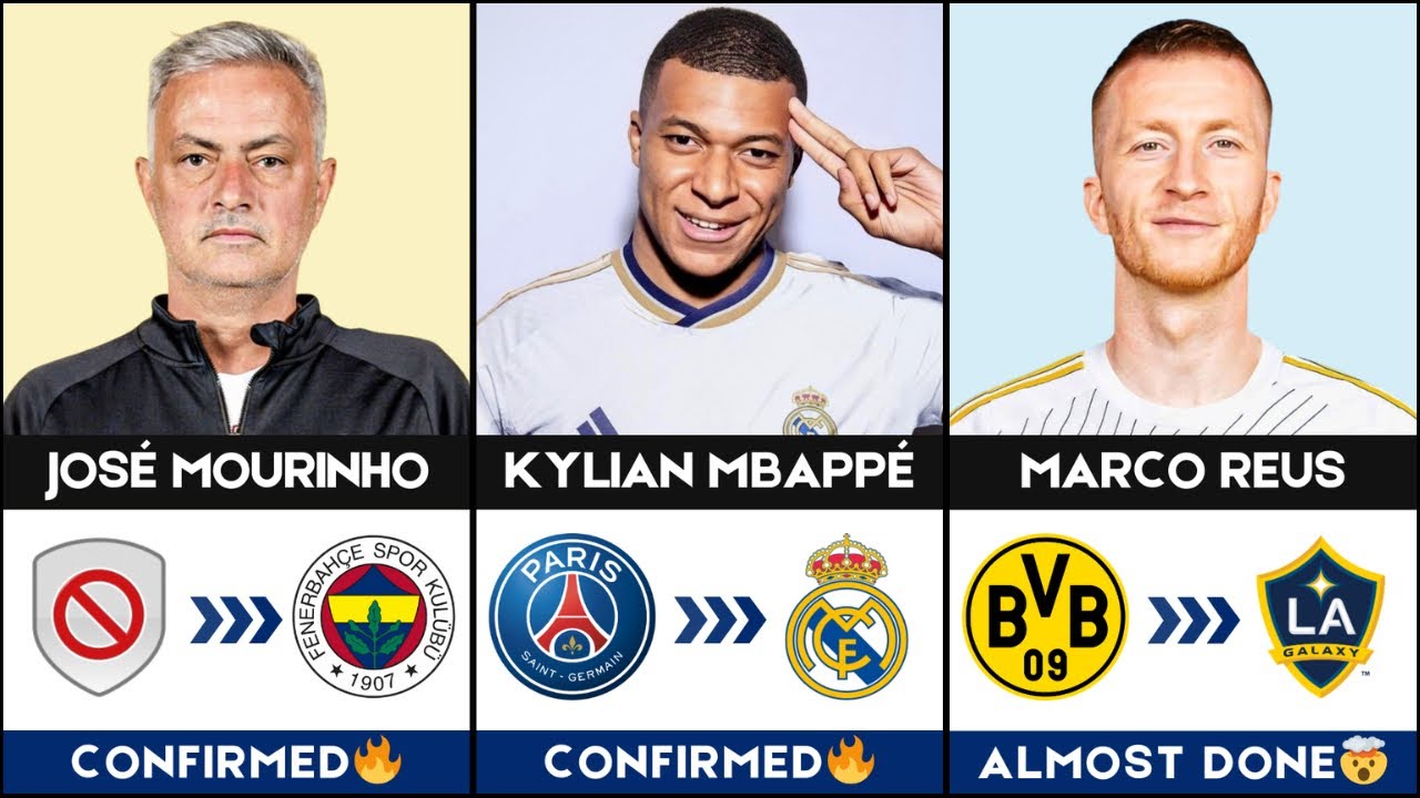 NEW CONFIRMED TRANSFERS & RUMOURS SUMMER 2024! 🤯🔥ft. Mbappe, Reus, Jose Mourinho...