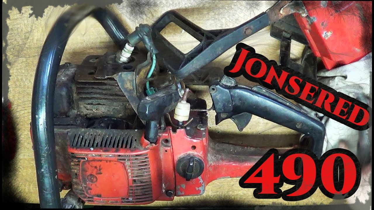 Jonsered 490 - bővült a roncshalmazom ;)