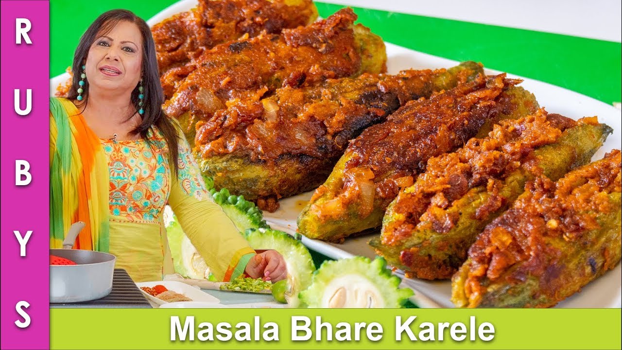 Masala Bhare Karele Bhare Huway Karalay ki Recipe in Urdu Hindi - RKK