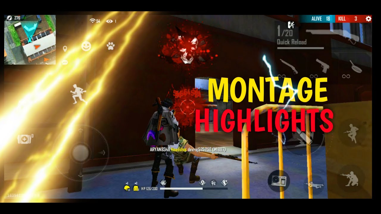 Montage XXXtentacian Highlights-Free Fire- SkyAim FF