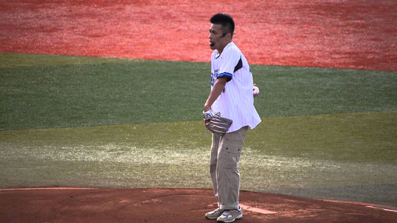2014 柳沢慎吾 始球式イベント 得意の神奈川県高校野球ネタ 横浜ＤｅＮＡベイスターズ