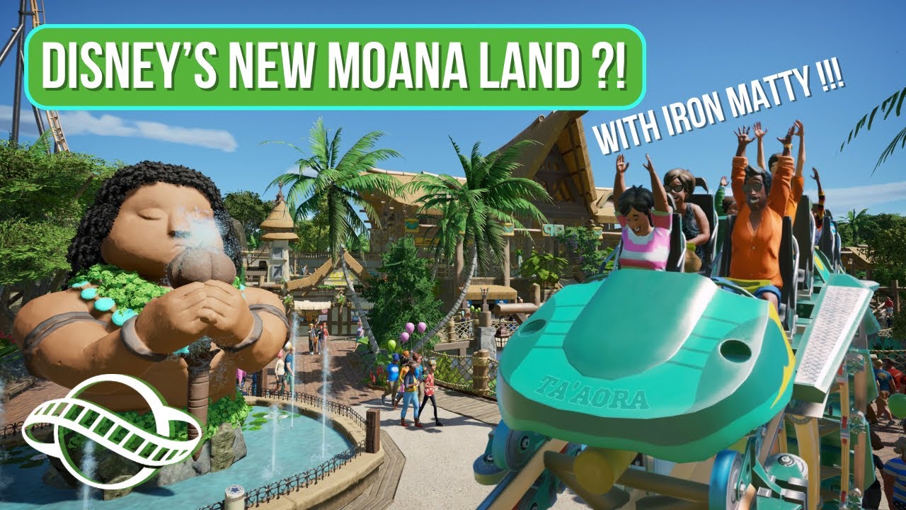 😱 DISNEY’S NEW MOANA LAND ?! - Planet Coaster Spotlight with @IronMatty - Samaraa by GenetiX-soFt
