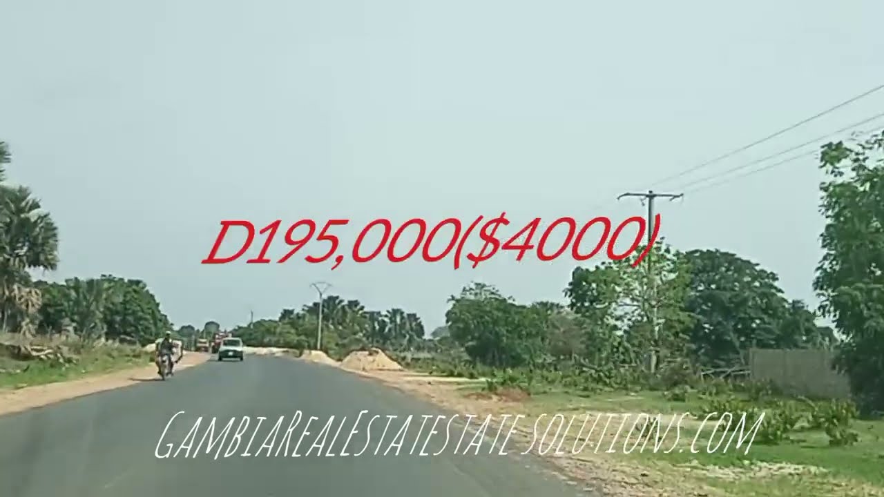 Voyage with us to your new land in Sanyang, The Gambia. #realestate #land #gambia 🇬🇲