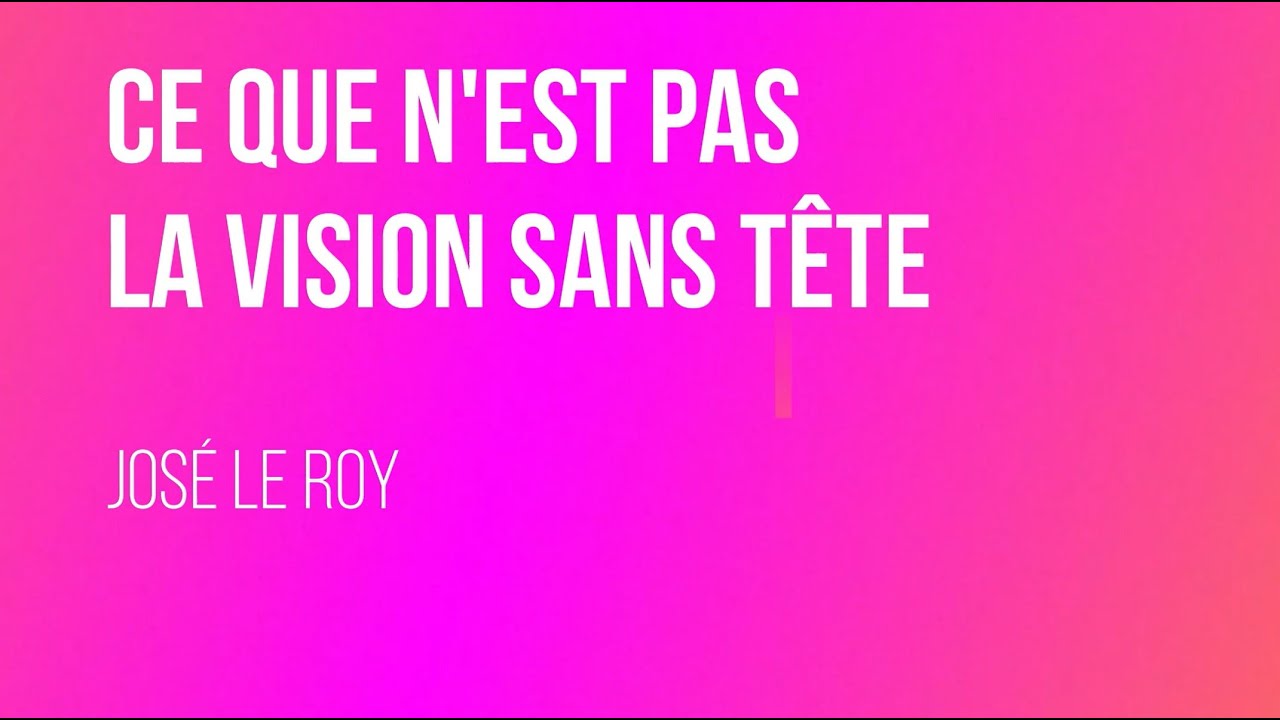 Ce que la Vision Sans Tête n'est pas