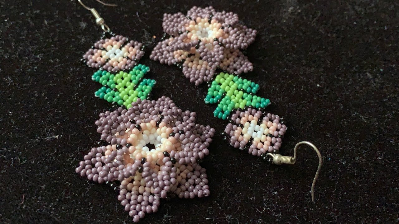 ARETE/BRAZALETE FLOR DOBLE (3D) PASO A PASO