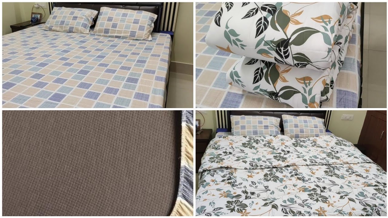 Wakefit Bedsheet & AC Comforter!!Unboxing & Review