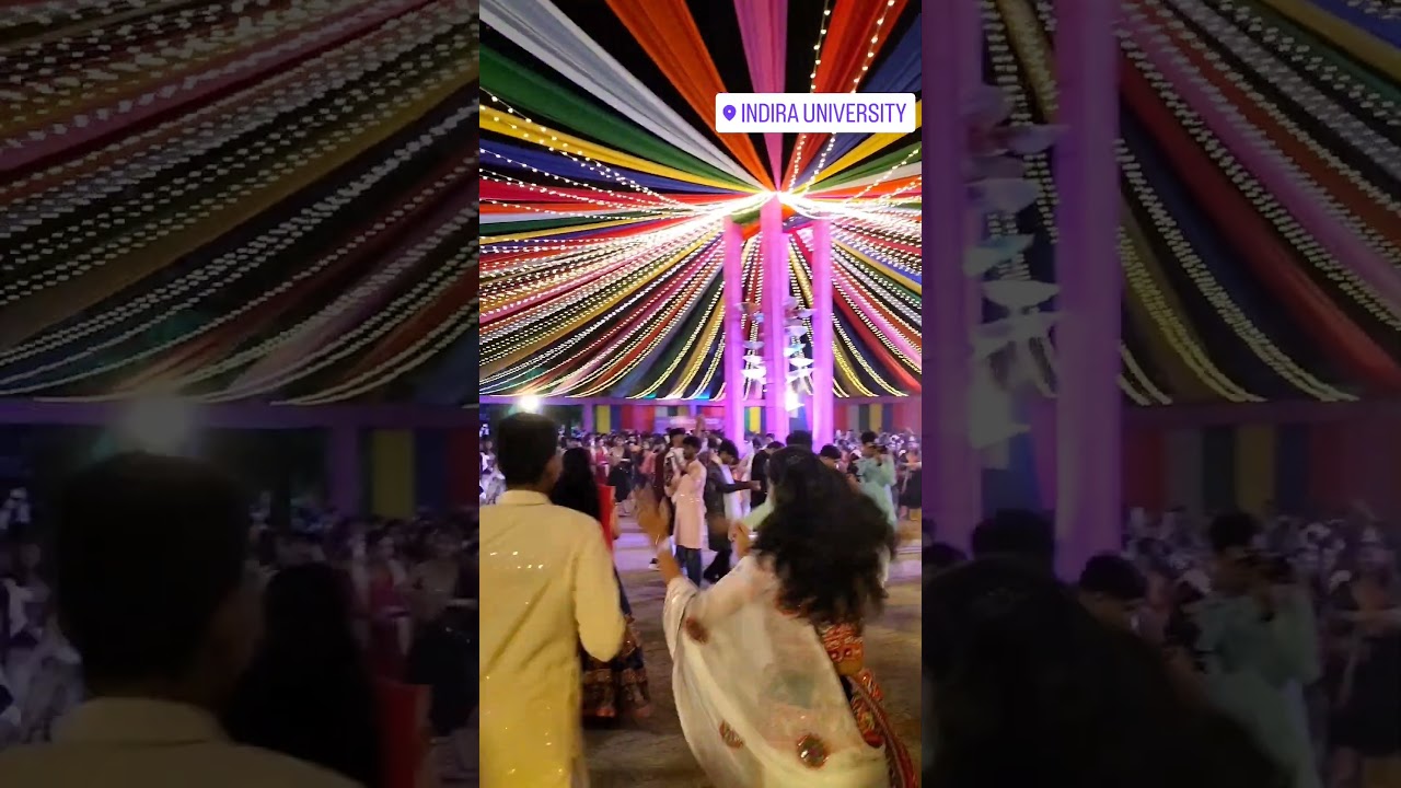Indira university Dandiya night 2025 | Indira college of engineering | #indiracollege #indiraunivers