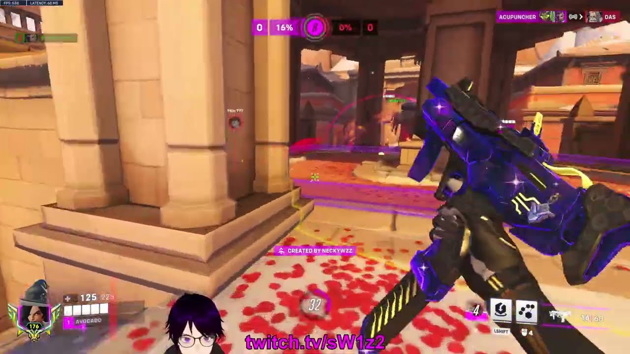 SombraWizard DOMINATE AS SOMBRA WITH PERKS! OVERWATCH 2 GAMEPLAY SEASON 18 TOP 500