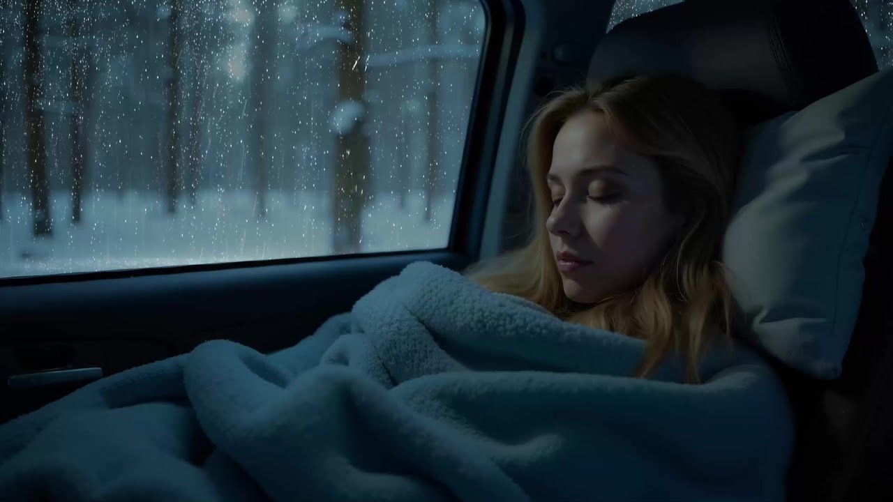 Cozy Car in a Thunderstorm ⛈️ Intense Rain ASMR for Deep Sleep & Inner Calm