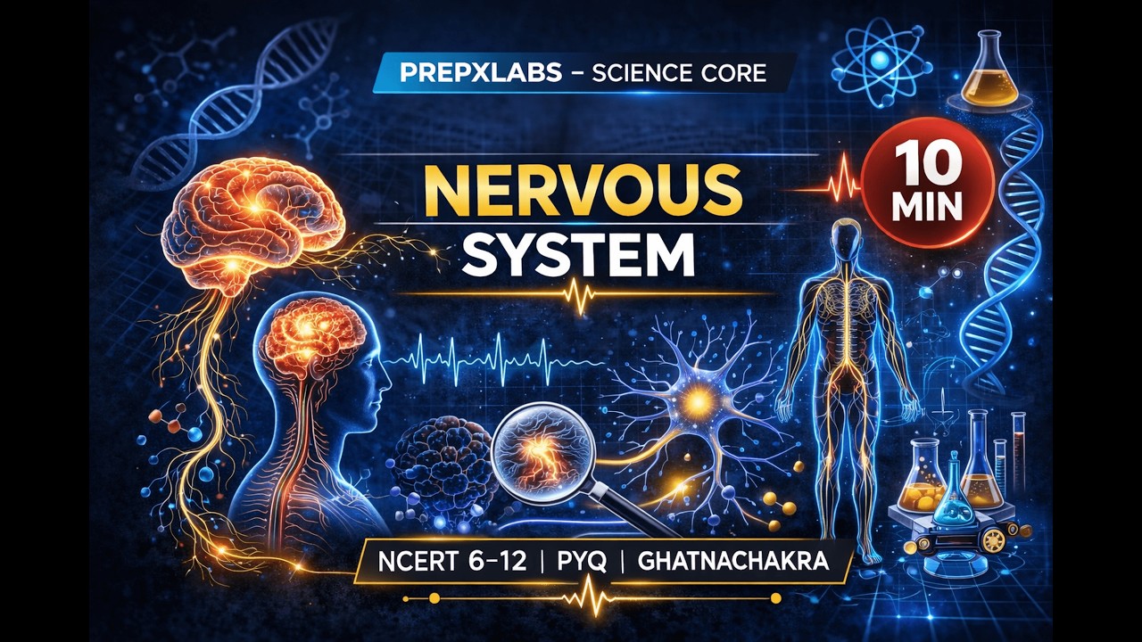 10. Nervous system  | Prelims Direct Hit | UPSC/UPPCS/HCS and other PCS