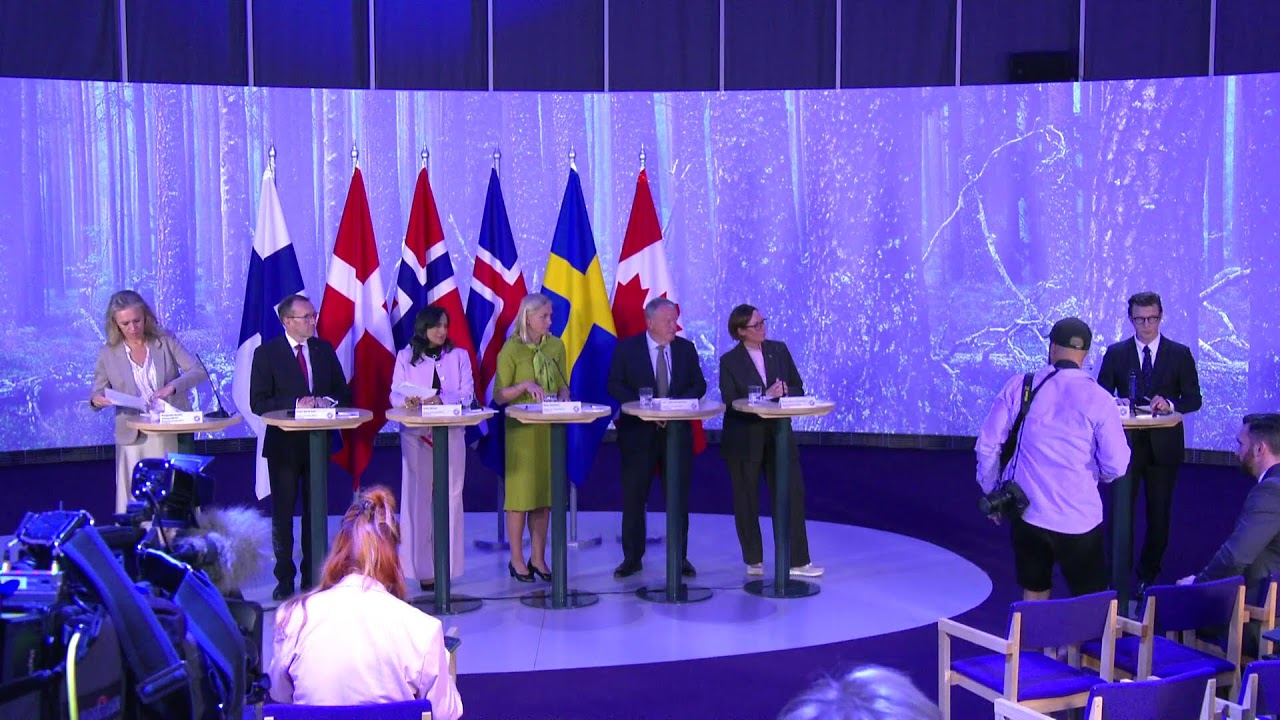 N5-ulkoministerit ja Kanadan ulkoministeri, Espoo 19.8.2025