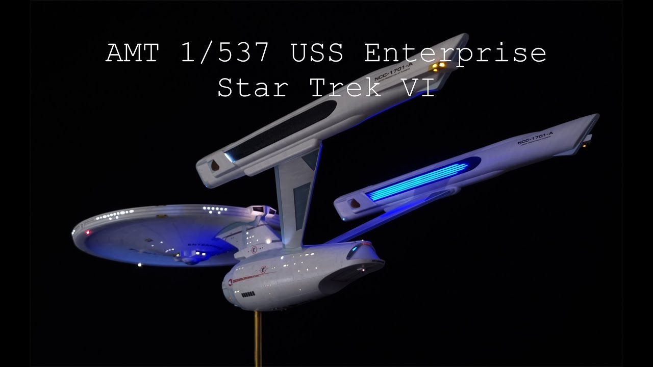 AMT 1/537 Enterprise 1701-A, Part 7 - LED Failure! How to replace and repair faulty components