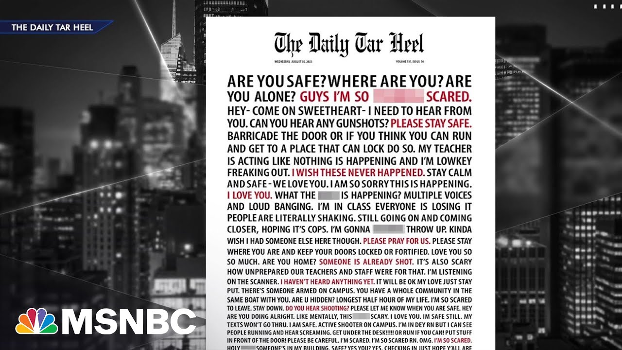 UNC student newspaper’s front page goes viral