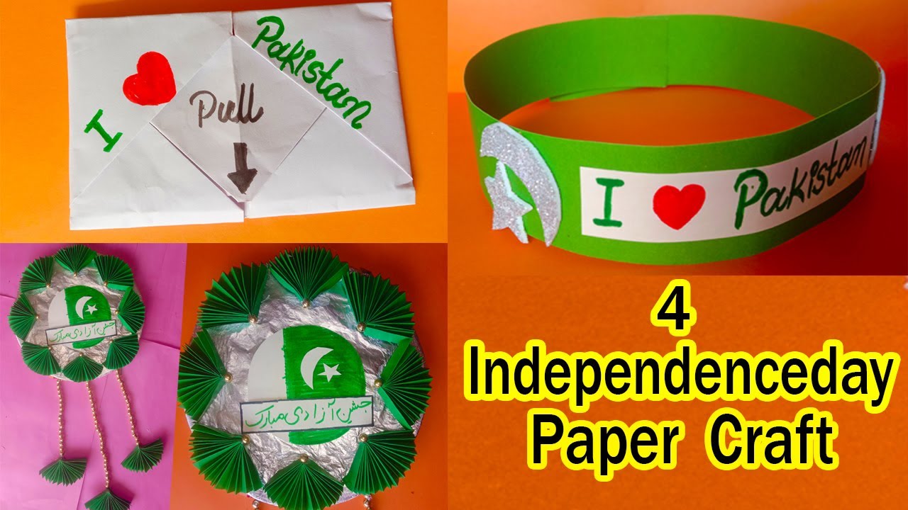 4 Easy white paper craft for Independence Day | Indepedenceday paper craft 2022 | #independenceday