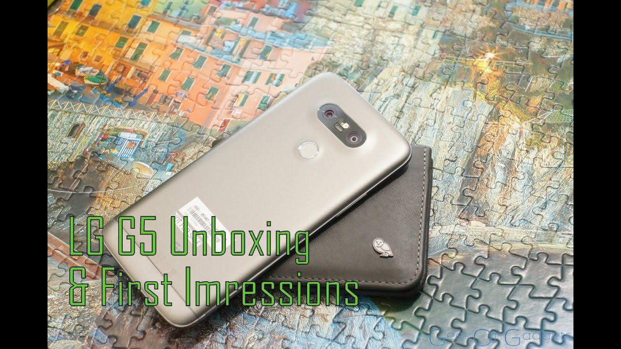 LG G5 Unboxing & First Impressions