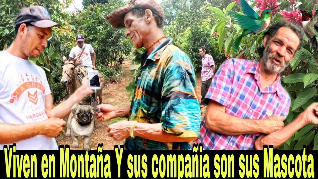  DON NEGRO Y PAPO y su buen CORAZÓN de compartir de lo que TIENEN | Costumbre, comida y vegetación.