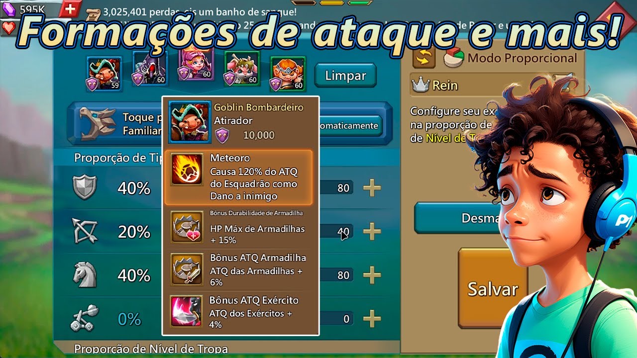 Formações de ataque e mais! | Lords Mobile