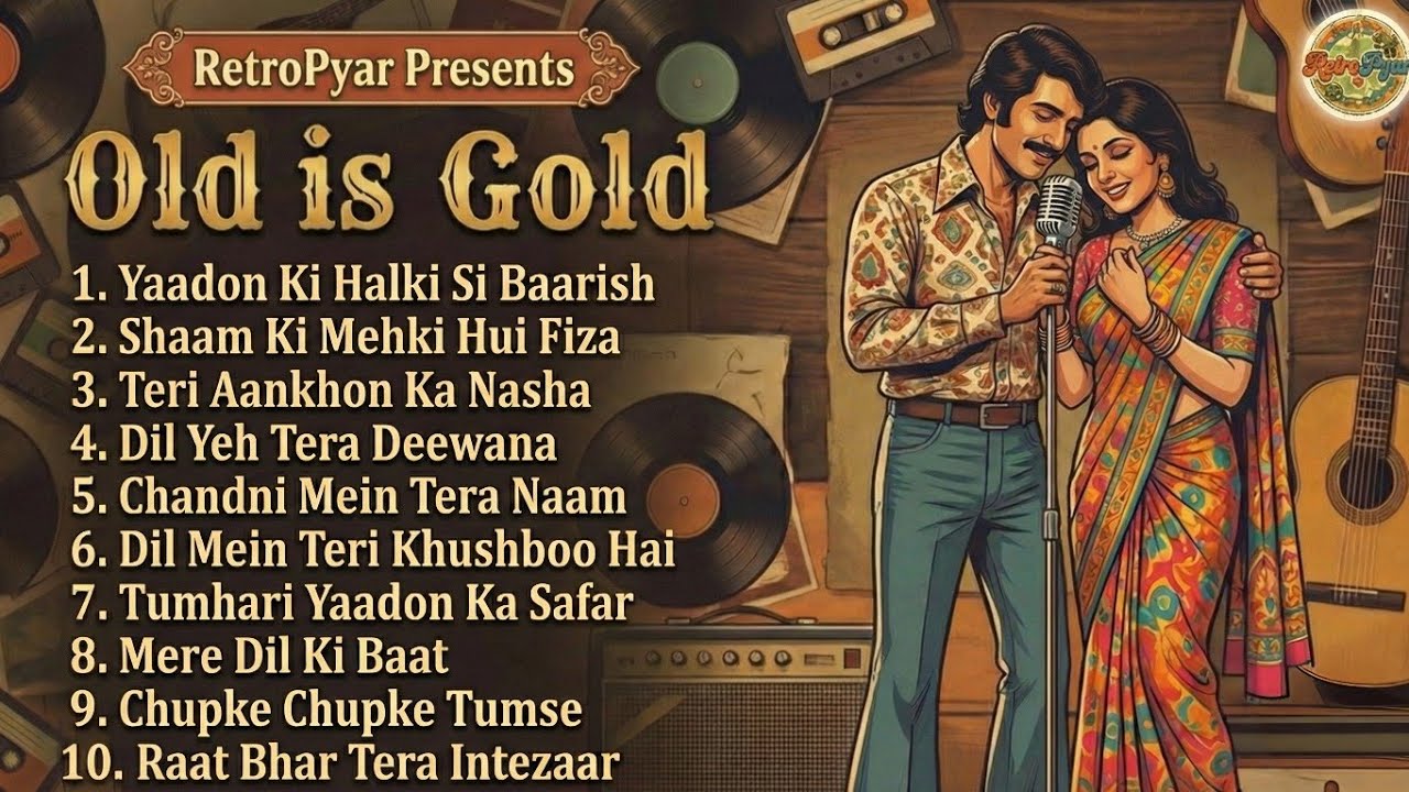 70s-80s Evergreen Hindi Love Songs | Old Is Gold | Relive the Nostalgia | RetroPyar
