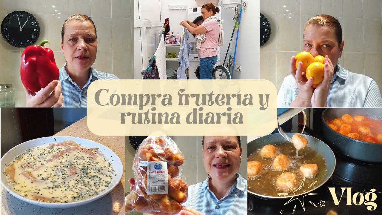 🛒COMPRA Frutería👩🏼‍🍳🧼RUTINA Diaria #vlog #cocinaconmigo #comprasemanal 