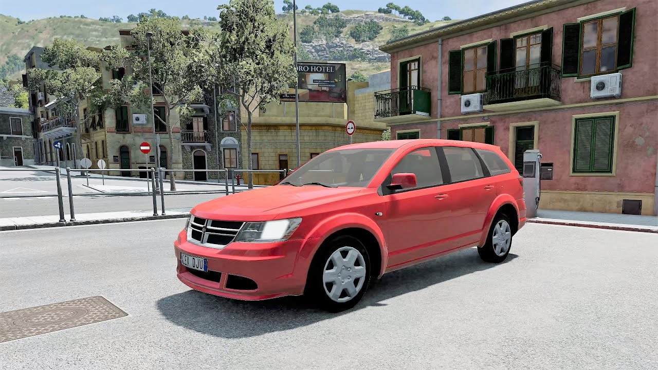 BeamNG.drive - Dodge Journey 2009 - Car Show Test Drive Crash .