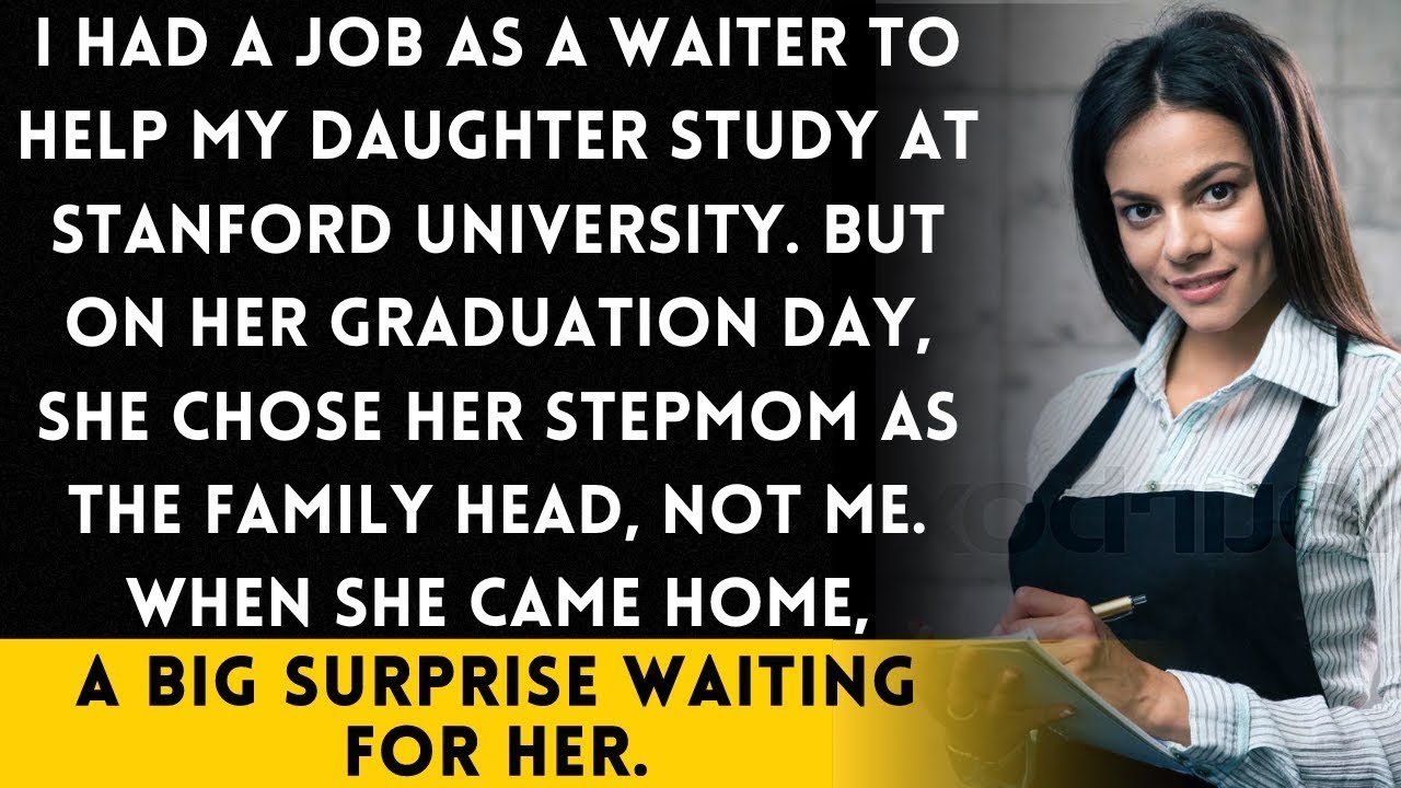 I waited tables to help my child go to school, but she asked me to leave when she finished