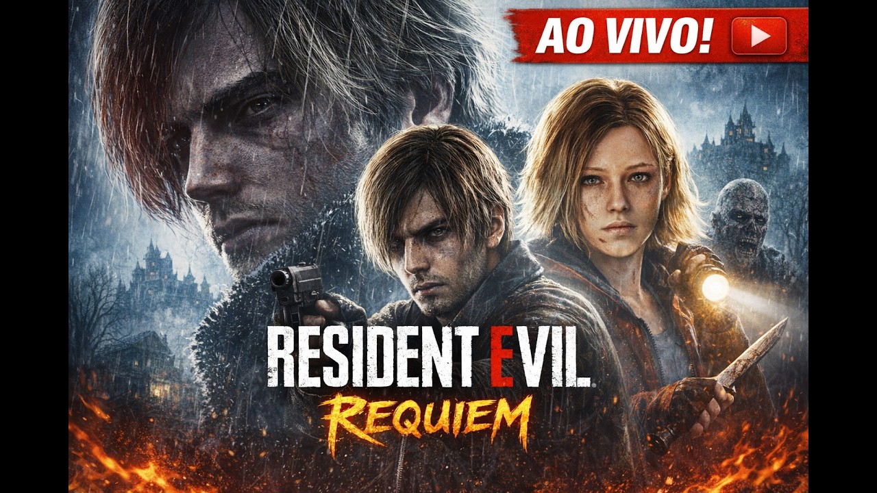 (SHORTS) Resident evil requiem, zerando no insano, Bora platinar o game ?