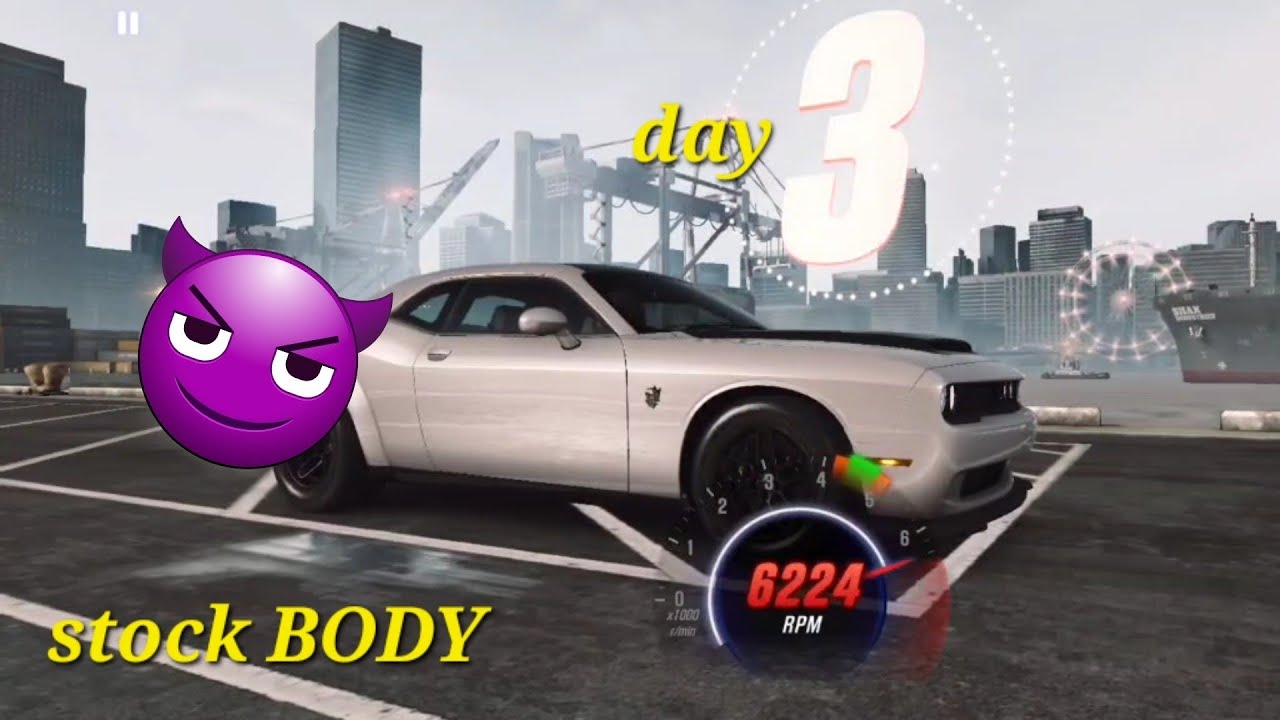 CSR2 TOURNAMENT Dodge Challenger SRT Demon 170 - 8.41x run stock BODY. DAY3