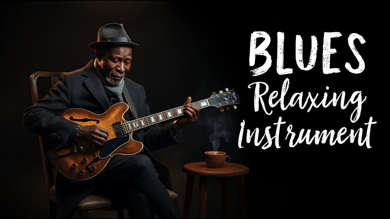 Deep Blues Serenity Nights – Smooth Guitar Instrumental #558