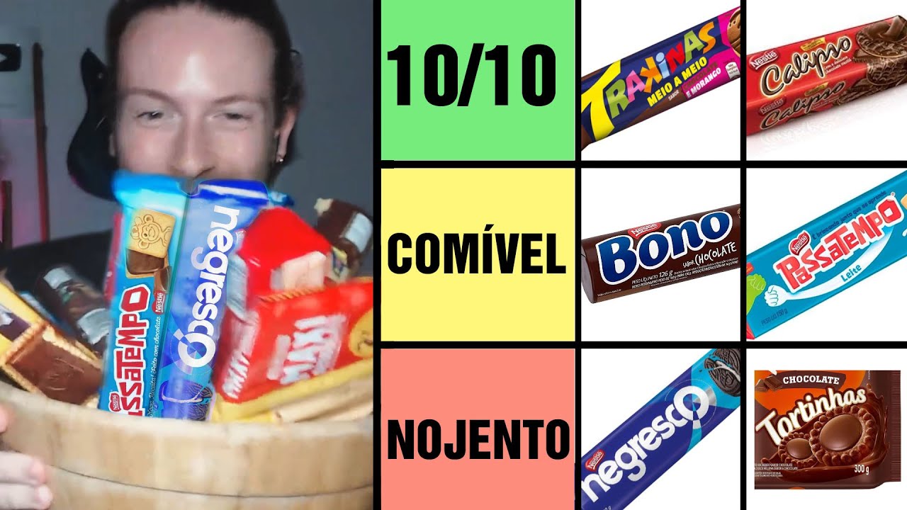 Experimentei TODOS biscoitos BRASILEIROS